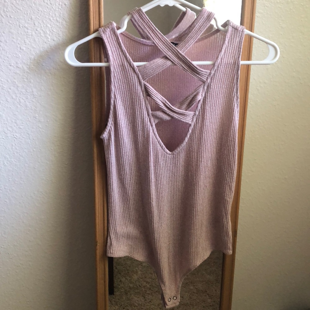 Express Criss Cross Front Bodysuit